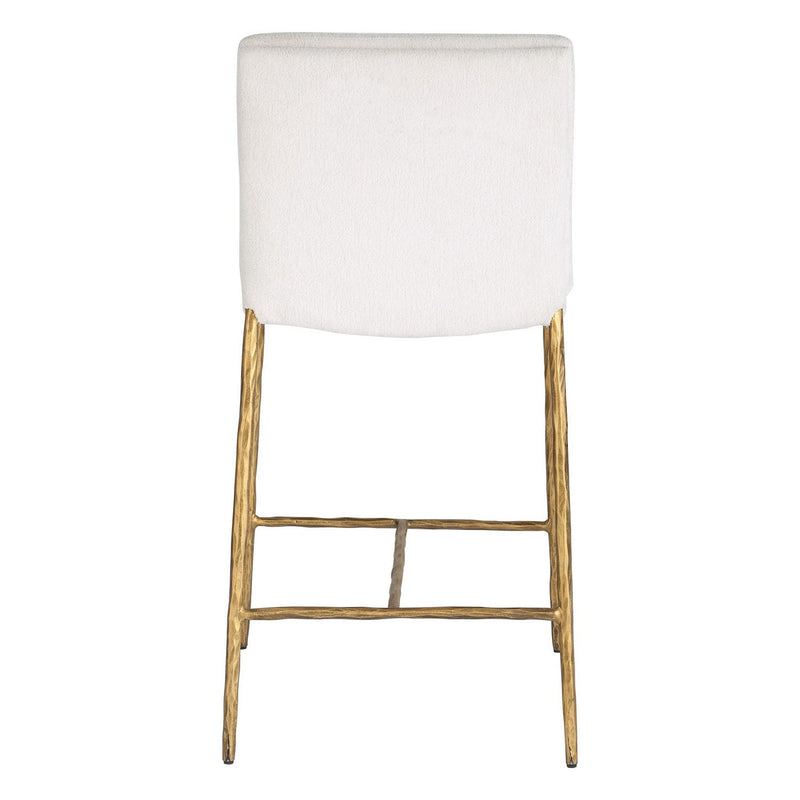 Uttermost 23844 Counter Stool, Aged Gold