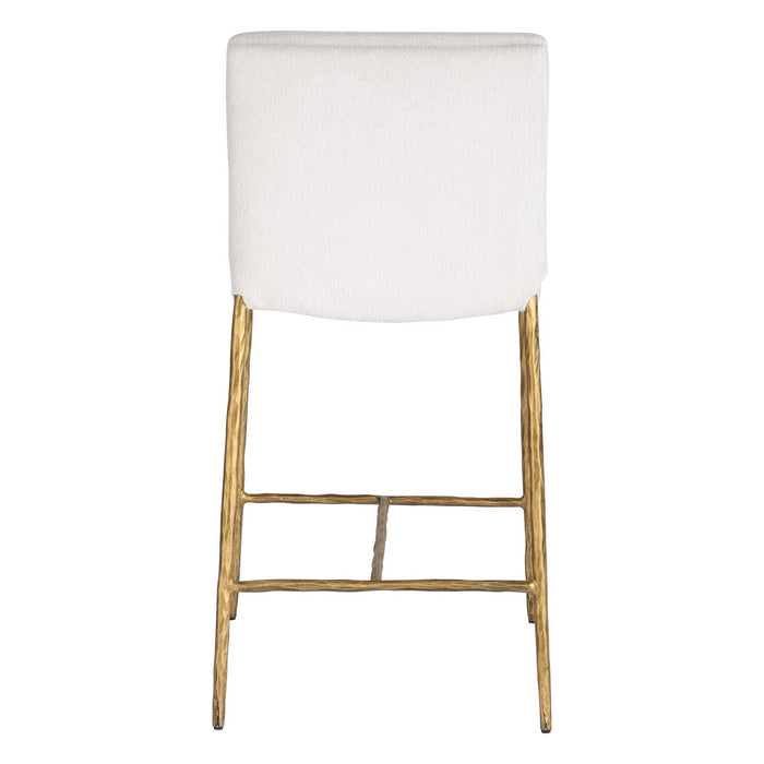 Uttermost 23844 Counter Stool, Aged Gold
