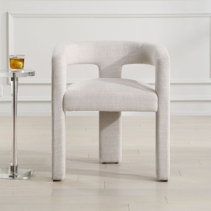 Uttermost 23846 Dining Chair, Ecru