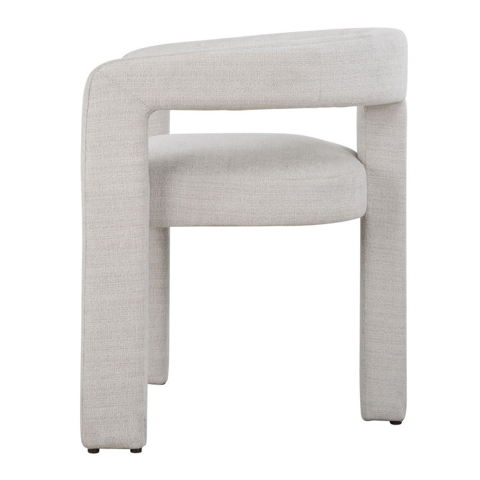 Uttermost 23846 Dining Chair, Ecru