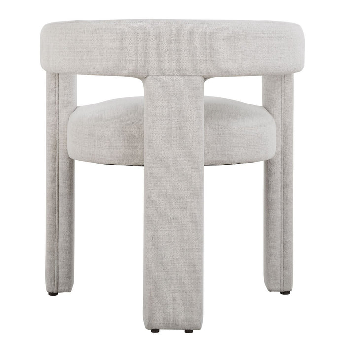 Uttermost 23846 Dining Chair, Ecru