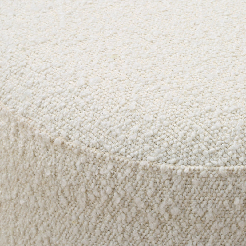 Uttermost 23855 Ottoman, Textured Ivory