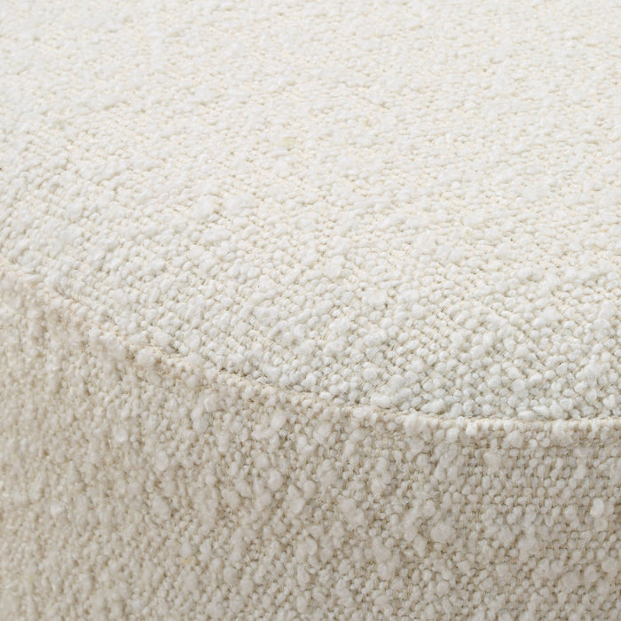 Uttermost 23855 Ottoman, Textured Ivory