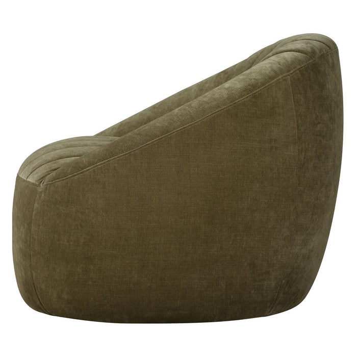 Uttermost 23856 Chair, Antique Velvet