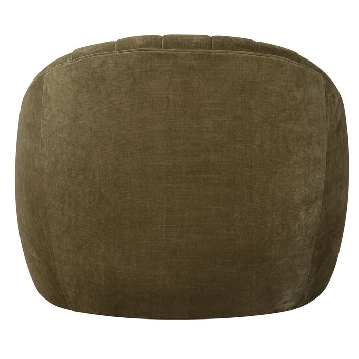 Uttermost 23856 Chair, Antique Velvet