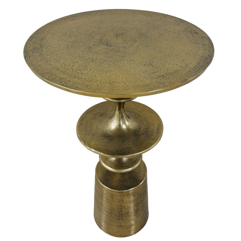 Uttermost 24412 Accent Table, Antique Brass