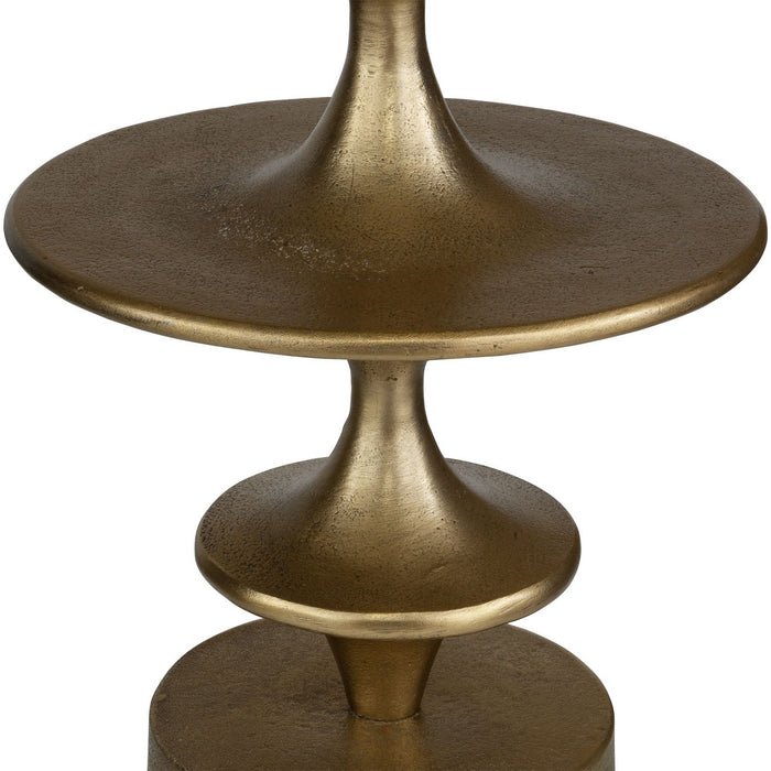 Uttermost 24412 Accent Table, Antique Brass