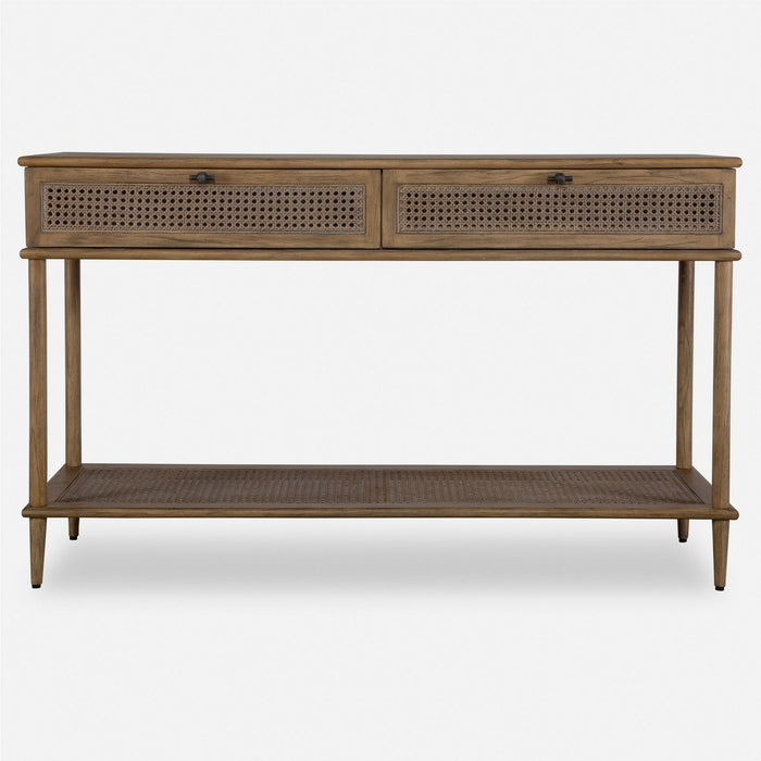 Uttermost 24425 Console Table, Dark Gunmetal