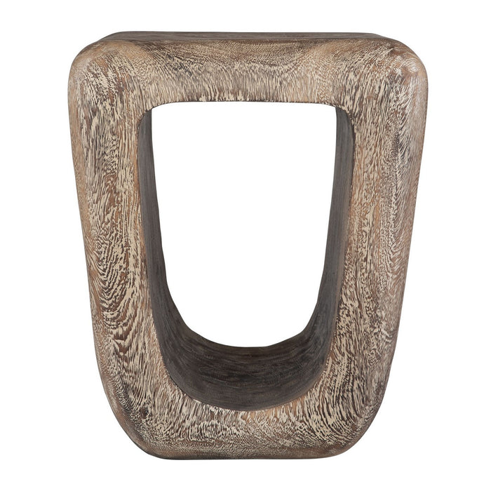 Uttermost 24901 Accent Stool, Natural Wash