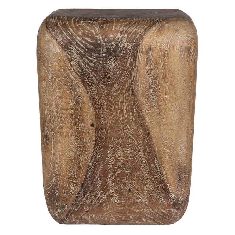 Uttermost 24901 Accent Stool, Natural Wash