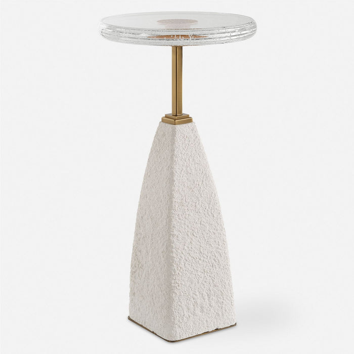 Uttermost 24912 Drink Table, Brushed Brass