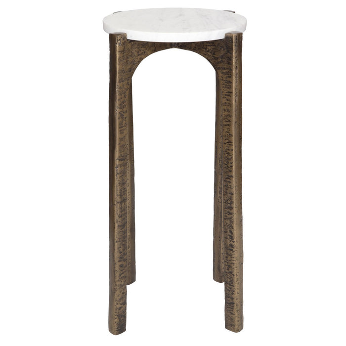 Uttermost 24933 Drink Table, Antique Brass