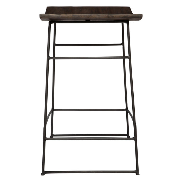 Uttermost 25299 Counter Stool, Dark Gunmetal