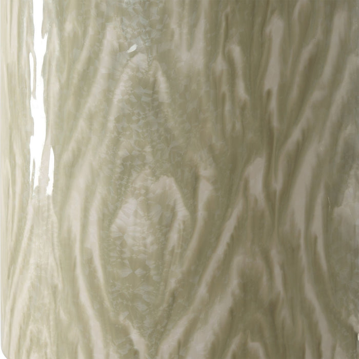 Uttermost 30366-1 One Light Table Lamp, Organic Pattern In Soothing Cream And Sage