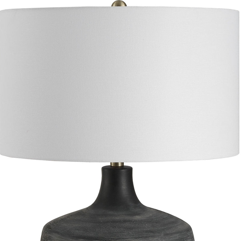 Uttermost 30367-1 One Light Table Lamp, Antique Brass