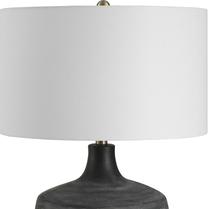 Uttermost 30367-1 One Light Table Lamp, Antique Brass