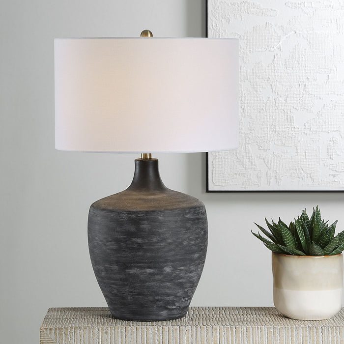 Uttermost 30367-1 One Light Table Lamp, Antique Brass