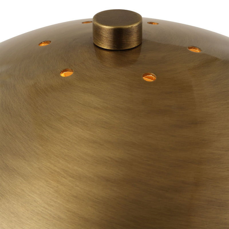 Uttermost 30413-1 One Light Table Lamp, Antique Brass