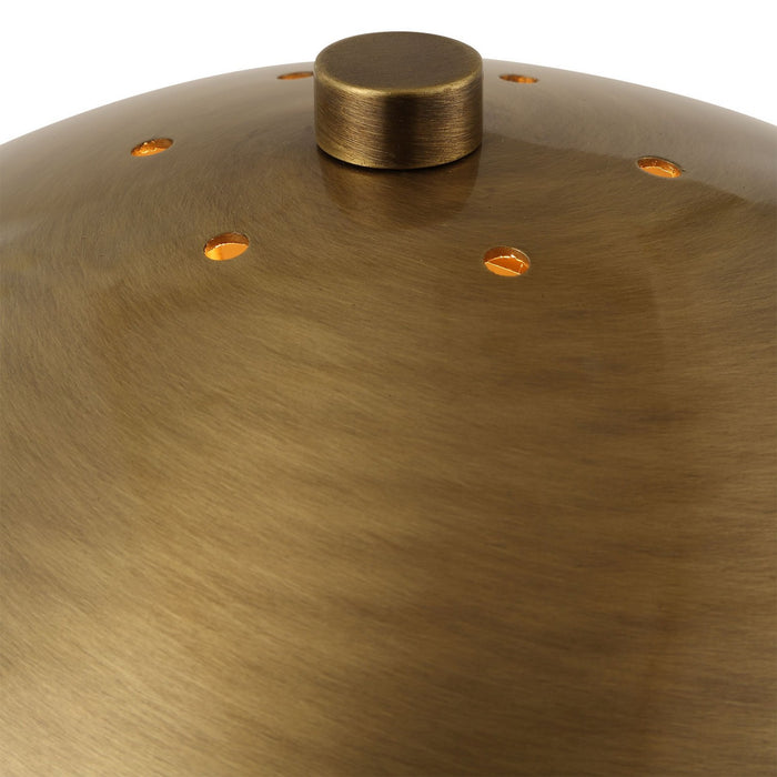 Uttermost 30413-1 One Light Table Lamp, Antique Brass