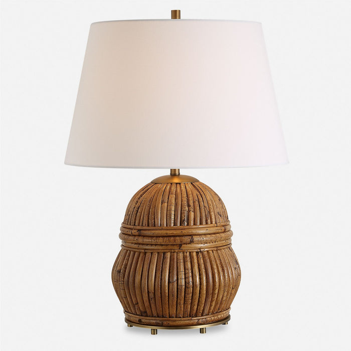 Uttermost 30429 One Light Table Lamp, Antique Brass