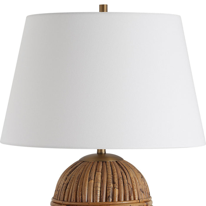 Uttermost 30429 One Light Table Lamp, Antique Brass