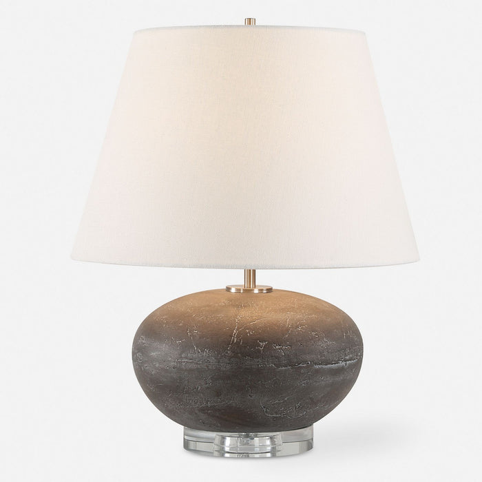 Uttermost 30430-1 One Light Table Lamp, Plated Nickel