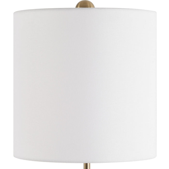 Uttermost 30431-1 One Light Buffet Lamp, Brushed Antique Brass