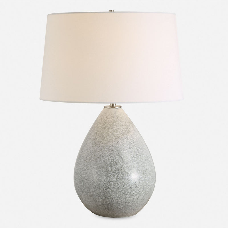 Uttermost 30432 One Light Table Lamp, Brushed Nickel