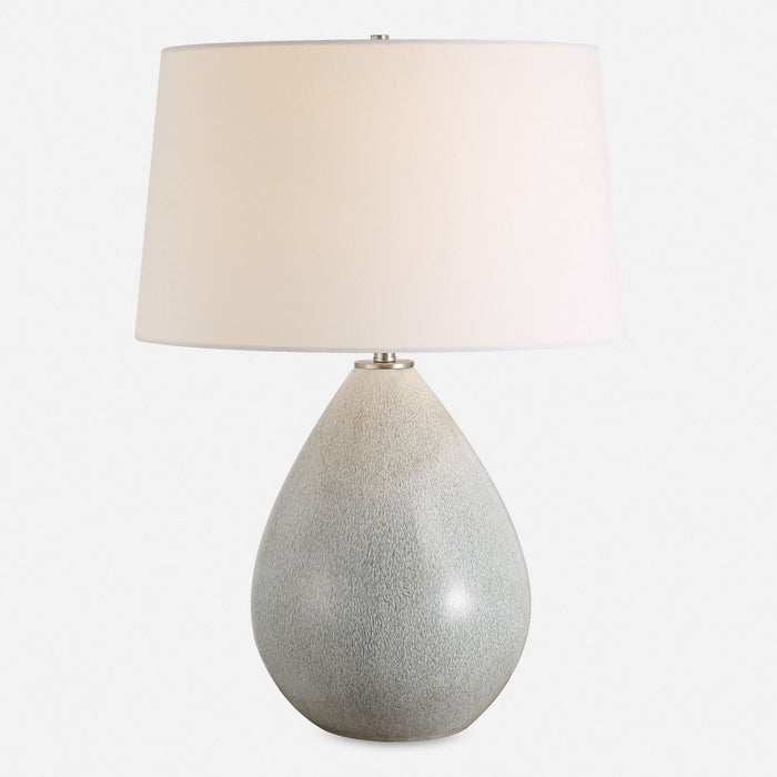 Uttermost 30432 One Light Table Lamp, Brushed Nickel