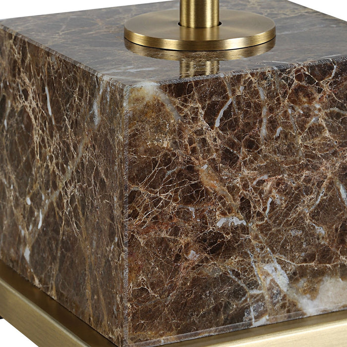 Uttermost 30433 One Light Table Lamp, Antique Brass
