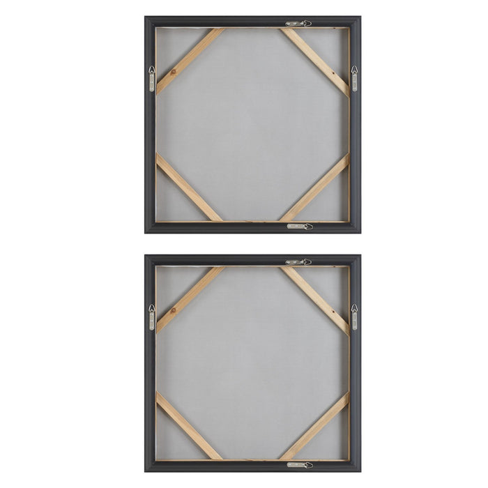 Uttermost 32357 Canvases Set/2, Brushed Champagne Gold