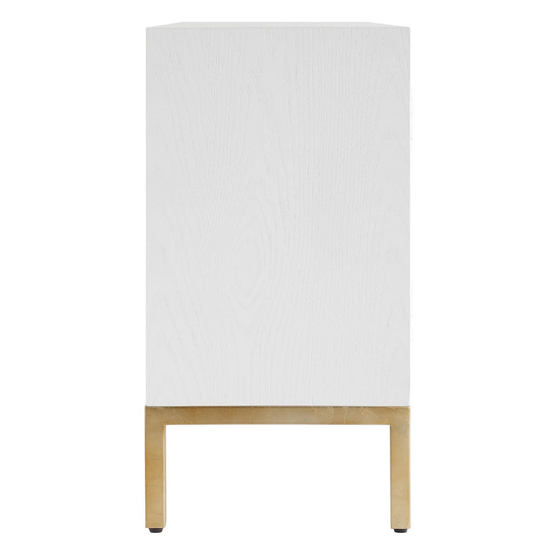 Uttermost 50033 Cabinet, Brushed Brass
