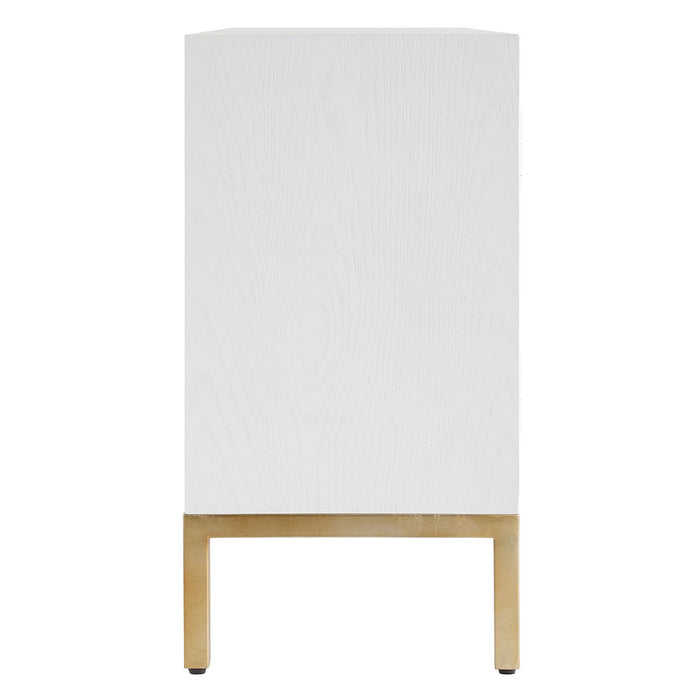Uttermost 50033 Cabinet, Brushed Brass
