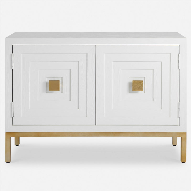 Uttermost 50033 Cabinet, Brushed Brass