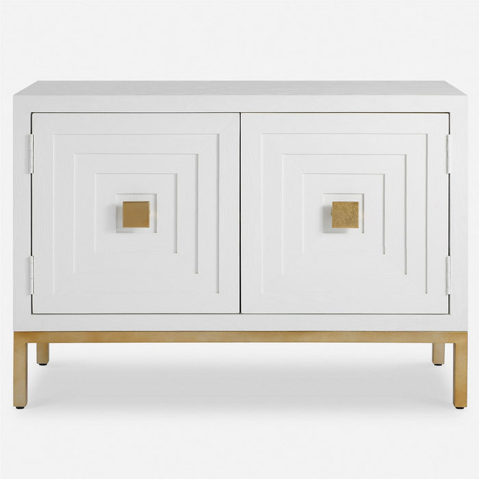Uttermost 50033 Cabinet, Brushed Brass