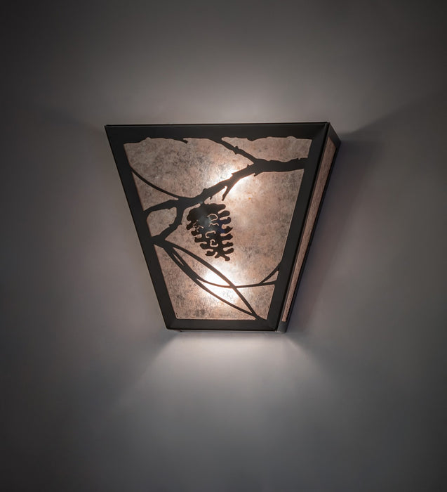 Meyda Tiffany 122424 Two Light Wall Sconce, Timeless Bronze