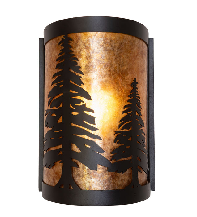Meyda Tiffany 270072 LED Wall Sconce, Textured Black