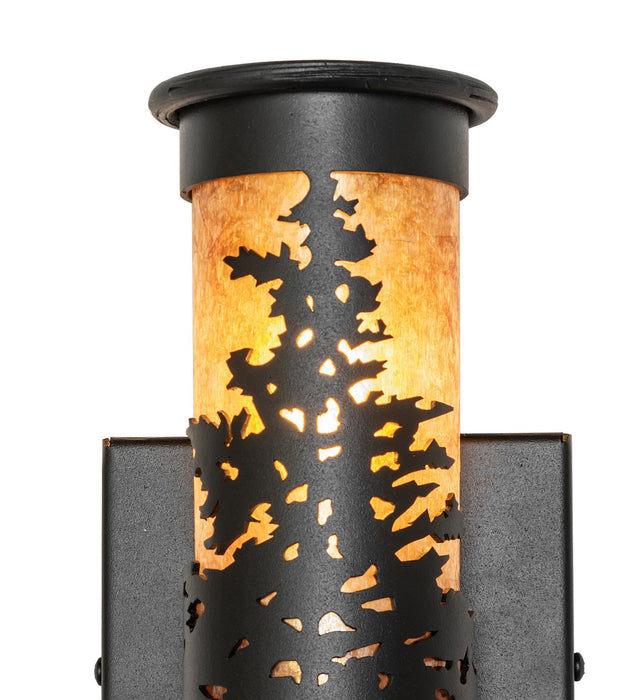 Meyda Tiffany 270090 Two Light Wall Sconce, Textured Black