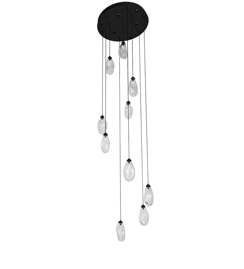 Meyda Tiffany 271695 16 Light Pendant, Solar Black