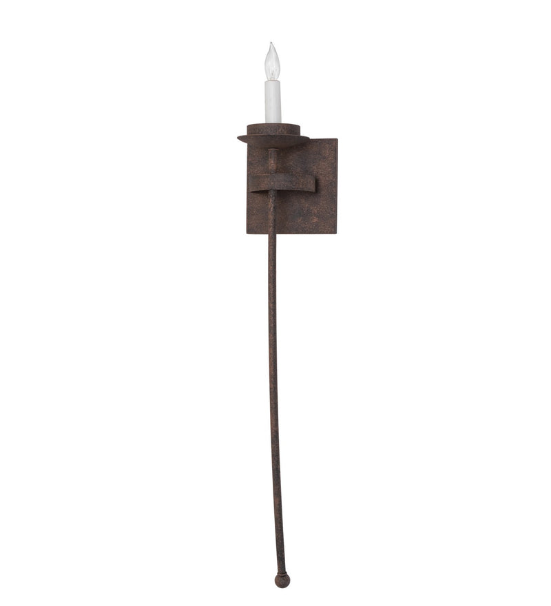 Meyda Tiffany 272442 LED Wall Sconce, Distressed Chestnut