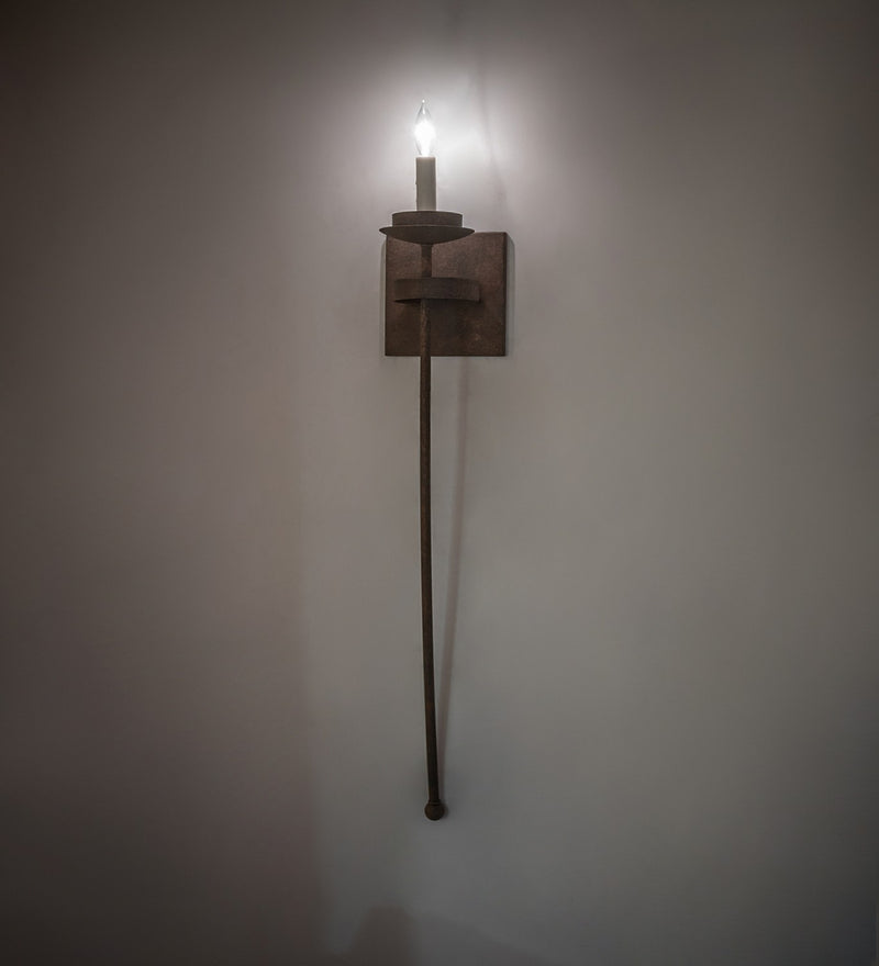 Meyda Tiffany 272442 LED Wall Sconce, Distressed Chestnut