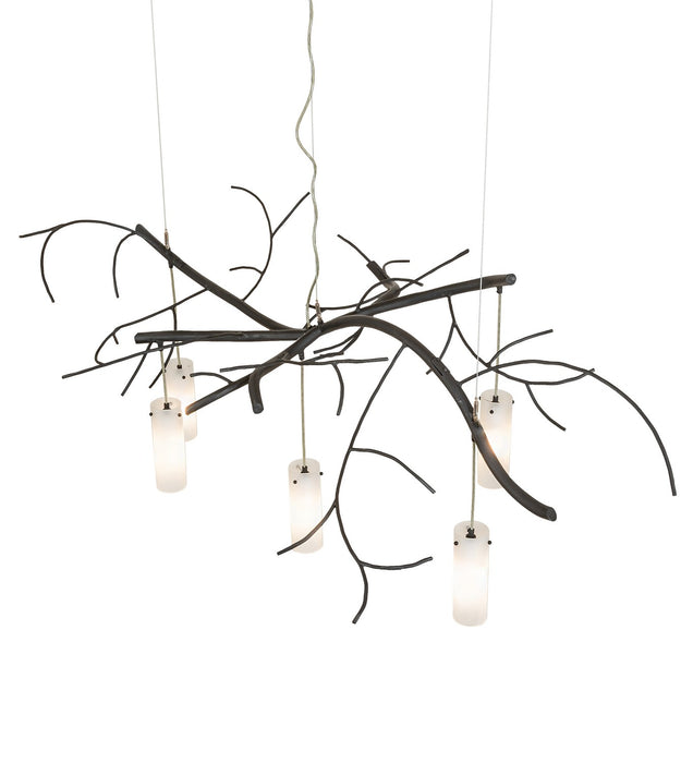 Meyda Tiffany 273962 Five Light Chandelier, Costello Black