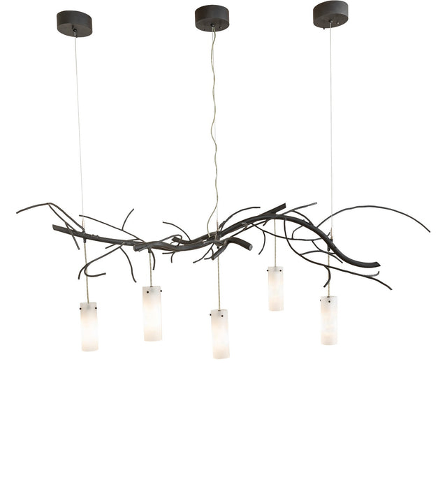Meyda Tiffany 273962 Five Light Chandelier, Costello Black