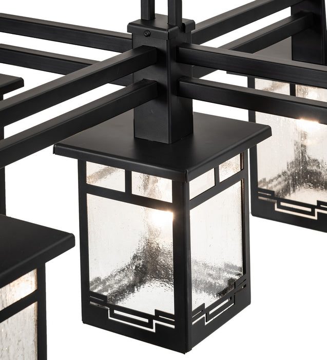Meyda Tiffany 273995 Five Light Chandelier, Solar Black