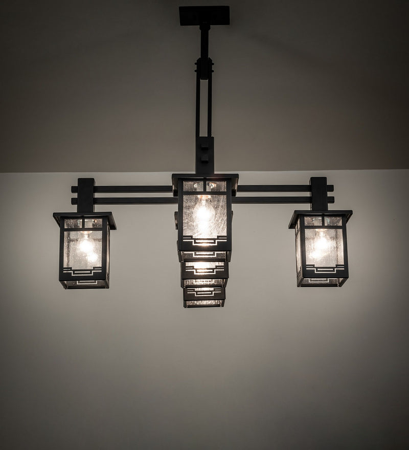 Meyda Tiffany 273995 Five Light Chandelier, Solar Black