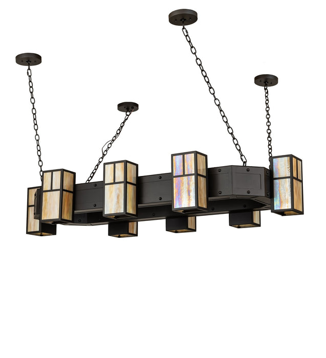 Meyda Tiffany 274697 Eight Light Chandelier, Oil Rubbed Bronze
