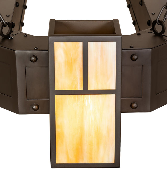 Meyda Tiffany 274697 Eight Light Chandelier, Oil Rubbed Bronze