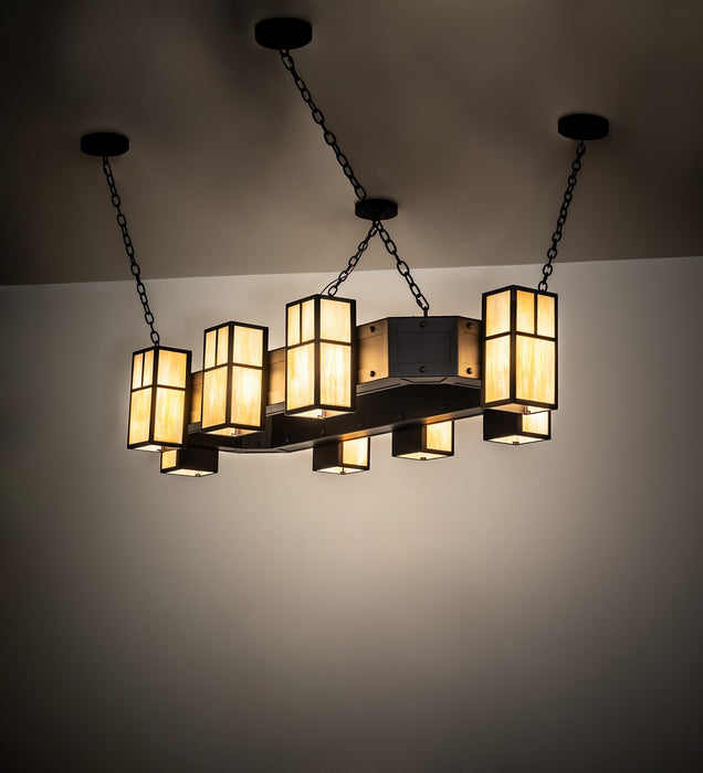 Meyda Tiffany 274697 Eight Light Chandelier, Oil Rubbed Bronze