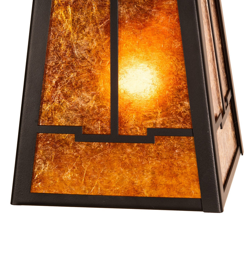 Meyda Tiffany 275600 LED Wall Sconce, Flat Black