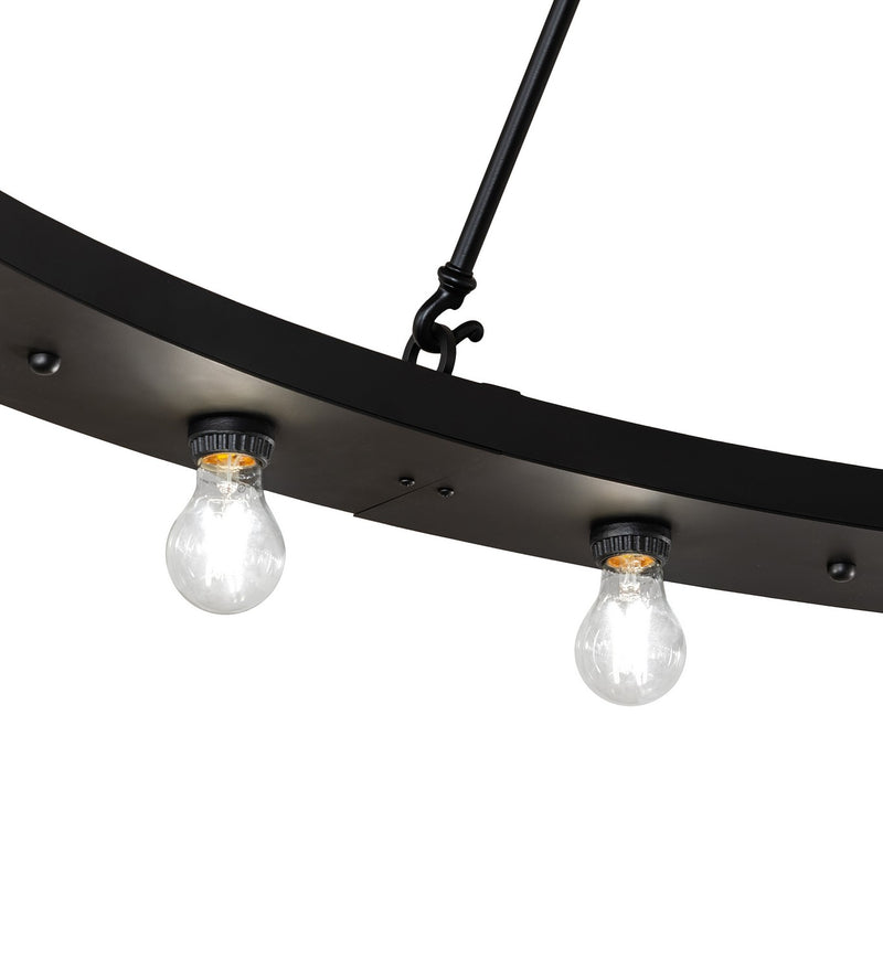 Meyda Tiffany 276590 24 Light Chandelier, Solar Black